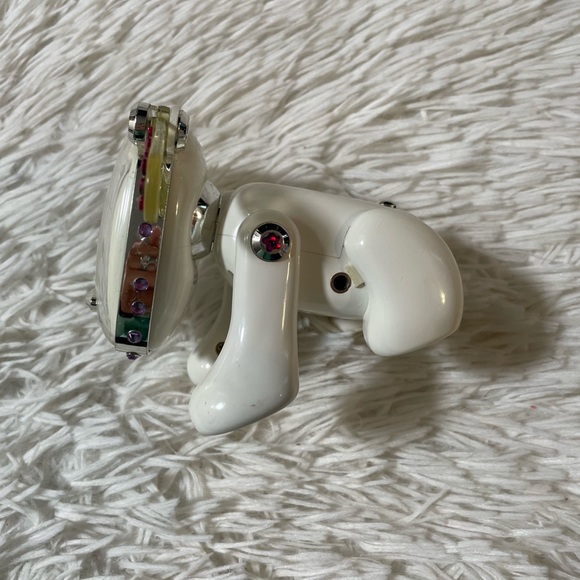 VTG Y2K 2005 Hasbro Sega Toys iDog Bling Robot Dog White MP3 Music Speaker WORKS - Picture 4 of 11